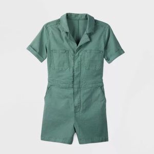Universal Thread Short Sleeve Boilersuit Green